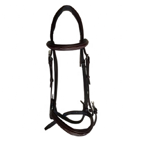 La mejor compra, brida de caballo personalizada, brida de caballo de cuero hecha a mano, brida Cavson sencilla - Product Image 1