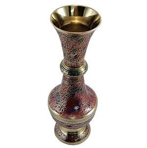 High Quality Brass Vintage Arabic Flower <b>Vase</b> <b>Engraved</b> With Polish Finished For Tabletop Home Decor And Table Decoration - Product Image 1