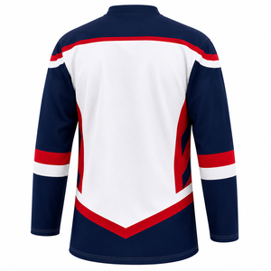 เสื้อฮอกกี้ใหม่ปี 2026 ระบายอากาศได้ดี แห้งเร็ว ต้านเชื้อแบคทีเรีย พิมพ์ลายดิจิทัลตามสั่ง สีสันตัดกัน โลโก้ทีม สำหรับทุกเพศ ฮอกกี้น้ำแข็ง 100% - Product Image 3