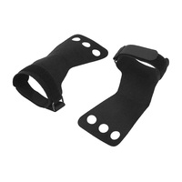 Poignées de main réglables, gants de protection pour la paume, résistants à l'usure, respirants, antidérapants pour l'entraînement (noir)