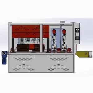 Chinese leverancier RVS plaat ontbraammachine Aluminium vlakke automatische slijp-, polijst- en buffmachine met goede prijs, goedkopere prijs - Product Image 2