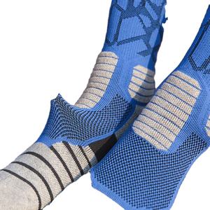 Chaussettes habillées d'affaires formelles d'équipage blanc confortable pour hommes chaussettes d'été athlétiques tricotées Logo anti-odeur anti-dérapant élégant mince - Product Image 2