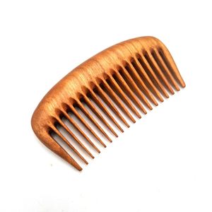 Peine de Barba Ovalado de Bambú y Sándalo de Alta Calidad para Hombre, con Logotipo Láser, Masajeador de Barba, Peine de Bolsillo de Madera, Artesanía Natural - Product Image 6