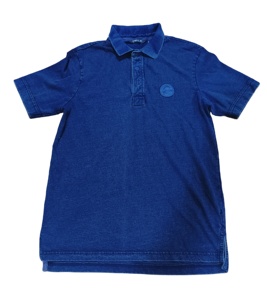 Vente en gros 240 g/m² Personnalisé Unisexe Boxy Fit Acid Wash Polo T-shirts Hommes Vintage Oversize Washed Heavyweight Casual Solid tee - Product Image 1