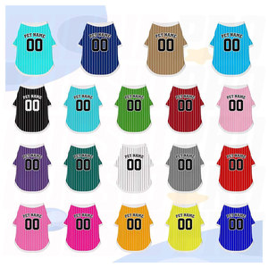 Custom Dog Shirt Personalized Pet Jersey with Name Photo Text Logo Unique Gift Pullover <b>T</b> Shirt for Small Medium Large Dogs Cats - Product Image 2