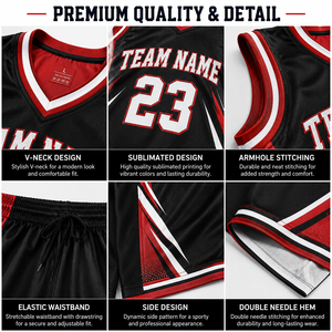 Ensemble d'uniformes de basketball personnalisés respirants grande taille, maillot et short sublimés, anti-humidité, séchage rapide, kit de tournoi pour club - Product Image 3