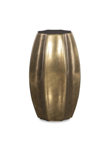 Century Furniture Living Room Emerge Brass Chairside <b>Table</b> Modern Brass <b>Side</b> <b>Table</b> Luxury Accent <b>Table</b> Designer Chairside <b>Table</b> - Product Image 4