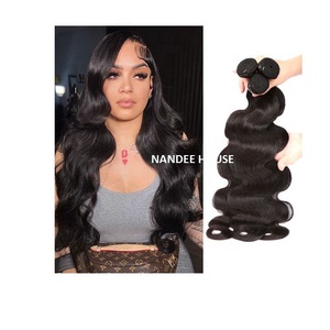 Paquete del proveedor Extensiones de cabello indio recto brasileño de onda profunda suelta de 30 pulgadas Trama doble para mujeres negras - Product Image 6