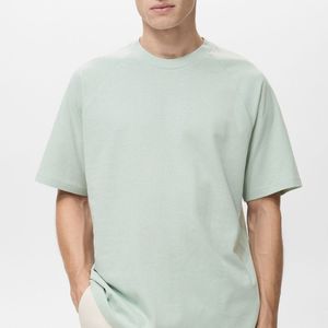 Camiseta Deportiva Extra Grande Personalizada para Hombre, 100% Algodón, Verano, Alta Calidad, Secado Rápido, Transpirable, Manga Corta, Logotipo Personalizado, Gimnasio - Product Image 1