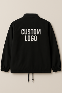 Unisex <b>Coach</b> Jacket | Custom Printed / Embroidered Logo | Bulk Wholesale Supplier OEM Service Available - Product Image 3