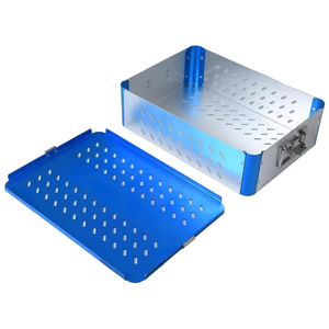 <b>Medical</b> Tackle Reusable Large Laparoscopic Disinfection Box,Aluminum Sterilized Container,Sterilization Trays with Customized - Product Image 2