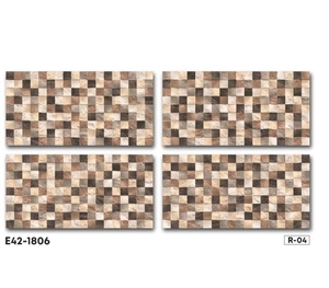 Indian Heavy Duty 9mm Solid Matte Rustic Porcelain <b>Wall</b> Tiles 300x600mm Park Use High Quality Export Brick Style - Product Image 5