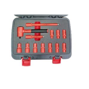 Juego de Llaves Combinadas y Dados de 13 Piezas, 1/4\", de Alta Aislación, Grado Industrial/DIY, OEM ODM TW, Logotipo Personalizado - Product Image 3