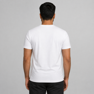 เสื้อยืดแขนสั้นยูนิเซ็กซ์ สตรีทแวร์ ผ้าคอตตอน 100% คุณภาพสูง ทรงปกติ รับผลิตตามแบบ OEM กันยับ ซักเร็ว - Product Image 2