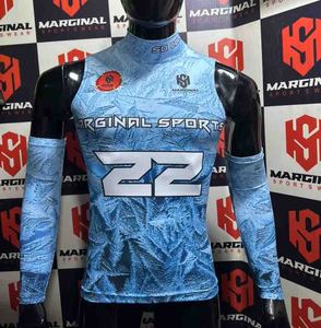 Camiseta de Fútbol 7v7 Personalizada, Transpirable, con Mangas, Nombre, Número y Equipo, 100% Poliéster, Tallas Grandes, Unisex, Acolchada y Suave - Product Image 1