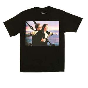 Men's Black <b>T</b>-<b>Shirt</b> With <b>Mountain</b> Landscape Digital Print Short Sleeve O-Neck Casual Jersey Fit - Product Image 2
