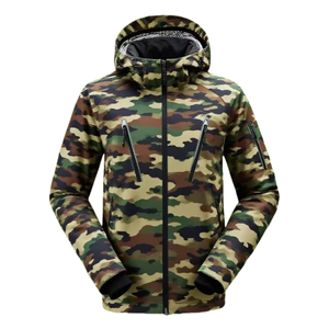 Veste de ski à capuche pour homme, colorée, isolée synthétiquement, imperméable, Gore-Tex, fermeture éclair - Product Image 4