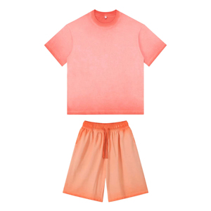 Top Quality Custom Your Own Design Wholesale Custom Sweat suit with logo Outfits Summer Two 2 Piece Short <b>Set</b> for Men Made - Product Image 3