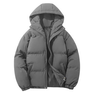 Veste matelassée oversize pour homme, veste matelassée épaisse en duvet pour homme, manteaux d'hiver pour homme - Product Image 3