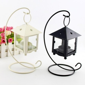 Farol de Hierro Blanco Tradicional Hecho a Mano y Personalizable con Diseño Recortado y Acabado con Recubrimiento en Polvo para Decoración del Hogar, Bodas y Año Nuevo - Product Image 4