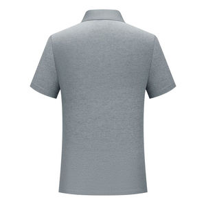 Chemise polo de golf en polyester haute performance, protection, séchage rapide, respirante, logo brodé personnalisé, chemises polo pour hommes - Product Image 4