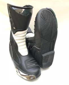 Bottes de moto en cuir imperméables de qualité supérieure, design personnalisé, chaussures de motocross, équipement de conduite confortable pour motards - Product Image 2