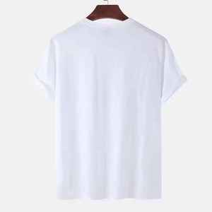 เสื้อยืดผู้ชายคุณภาพสูงปี 2026 แบบสั่งทำใหม่ ขายส่งจำนวนมาก ผ้าทอ 100% คอตตอน ระบายอากาศได้ดี ทรงโอเวอร์ไซส์ - Product Image 5