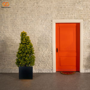 Jardinera Cuadrada de Acero Negro de 26 Pulgadas, Ecológica y Resistente, para Uso en Hoteles, Estilo Americano, Capacidad Personalizable - Product Image 6