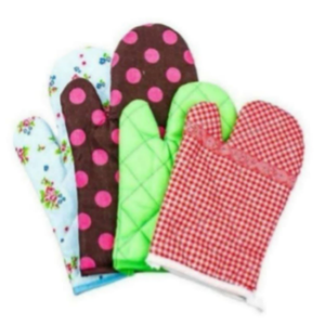 100% Natural Cotton Oven Mitts Oven Gloves Premium Heat-Resistant Stylish Eco-Friendly Dishwasher Safe Washable Printed Cooking - Product Image 5