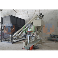 Machine de remplissage et d'emballage semi-automatique TBM-SS02-A-V de qualité export pour ensachage de 10kg-50kg de ciment, mortier et poudre