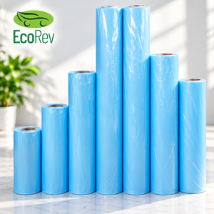 EcoRev <b>Blue</b> Biodegradable <b>Paper</b> <b>Roll</b> 63gsm 120gsm Recyclable Wood Pulp CAD Drawing Sketching Tracing for Packing - Product Image 1