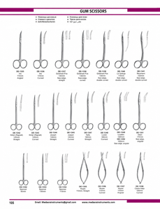 Ciseaux de chirurgie maxillo-faciale de haute qualité Goldman-Fox, ensemble de 3 pièces (droit, courbé, double courbé), 13 cm - Product Image 5