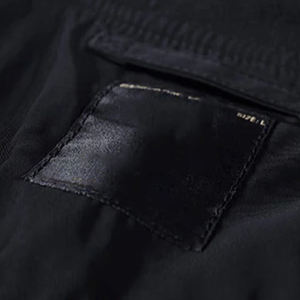 Men's Casual Soft Shell Waterproof Techwear Bomber Jacket Polyester Techwear Jacket Zipper Closure Front Logo Techwear Jacket - Product Image 4