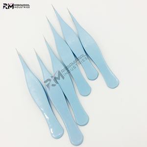 ชุดแหนบคิ้ว RMI Pointy Tweezer สีเงินปลายแหลม สีฟ้าเคลือบผงสีชมพู - Product Image 4