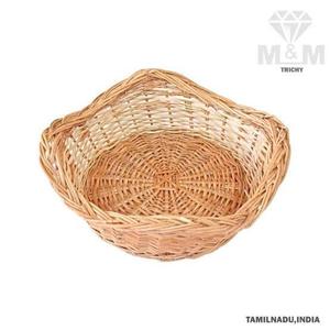 Cesta de Bambú Natural Tejida, Cesta Utilitaria de Bambú para Almacenamiento y Organización del Hogar, Venta al por Mayor Directa de Fábrica India - Product Image 1