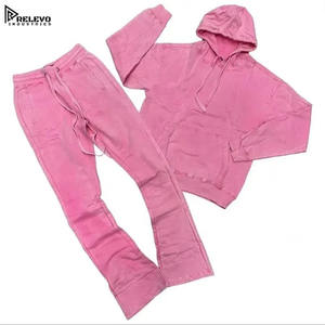 Meilleurs fabricants de vêtements pakistanais - Ensemble de survêtement d'hiver en coton imprimé personnalisé à capuche, décontracté, pour adultes - Product Image 4