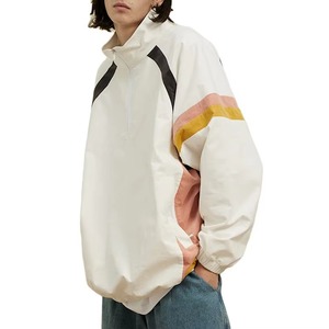 Chaqueta cortavientos unisex ligera de nailon con cremallera, para fitness, informal, para exteriores, impermeable y resistente a la lluvia. - Product Image 3