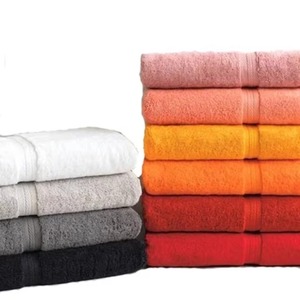 Serviettes de bain en coton super absorbantes, vente en gros, grammage élevé, séchage rapide, toucher doux, qualité supérieure, couleur unie - Product Image 3