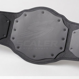 Custom High Quality Leather Sports Award <b>Wrestling</b> <b>Belt</b> with Decorative Center Adjustable Strap Side Details Tournaments Events - Product Image 5