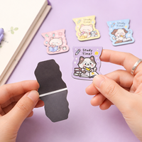 Signet magnétique double face animé imprimé personnalisé Signet magnétique promotionnel pliant