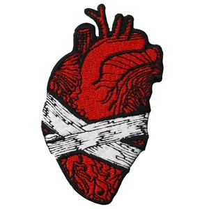 Écussons brodés personnalisés avec adhésif 3M, badges 3D, patchs entièrement brodés, étiquettes tissées à coudre ou thermocollantes pour sweats à capuche - Product Image 1
