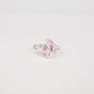 Pink Morganite <b>Ring</b> Sterling Silver <b>Ring</b> Women Jewelry Handmade <b>Ring</b> Gift For Her Elegant Jewelry Fashion Accessories - Product Image 1