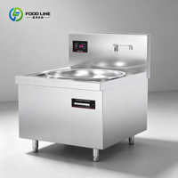 Cuisinière Wok Commerciale Sécurisée avec Verrou de Sécurité Certifiée CE pour une Utilisation Quotidienne Sûre en Petite Cuisine