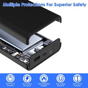 Power Bank 20000mAh 5V 2A, Batteria di Ricambio DC 7.4V 2A per Abbigliamento Riscaldato, Scaldamani, Giacche, Gilet, Pantaloni e Guanti Riscaldati - Product Image 3
