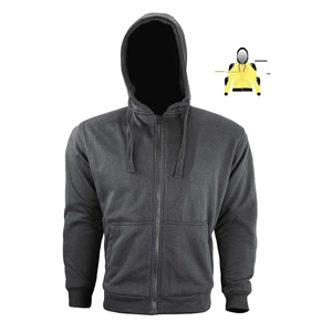 Sweat à capuche moto de qualité supérieure en Aramide pour homme, vêtement de course automobile, sweat à capuche zippé pour la moto, vêtements de sport moto avec protections - Product Image 4
