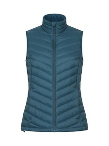 Chaleco de esquí ligero sin mangas con capucha de lona teñida casual de invierno para hombre al por mayor - Product Image 2