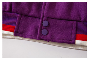 Custom Letterman Jacket Outdoor Winter Jacket <b>Coat</b> Clothing Cardigan Crop Top Baseball Varsity Jacket for Women 2025 - Product Image 5