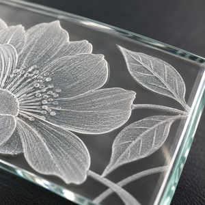 Couverture en verre gravée au laser CO2 personnalisée pour panneaux de commande HMI industriels - Product Image 4