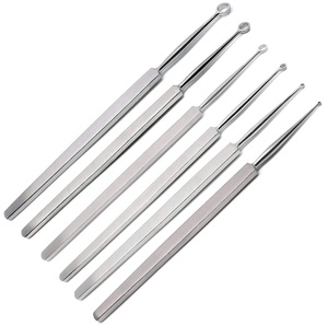 เครื่องมือผ่าตัดหูแบบปลายแหลม ยี่ห้อ Buck Ear Curettes คุณภาพพรีเมียม สำหรับการผ่าตัดหู คอ จมูก ผลิตภัณฑ์ที่ได้รับการรับรอง - Product Image 1