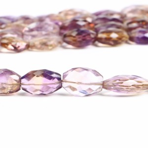 Cuentas facetadas de ametrino natural en forma de pepita para la fabricación de joyas, cuentas de ametrino sueltas al por mayor, fabricante de la India. - Product Image 2